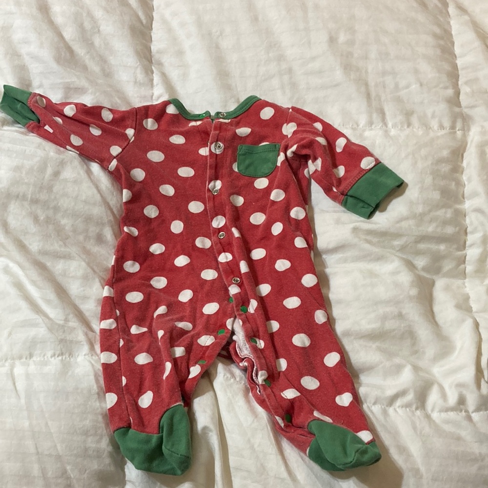 6 month old Christmas onesie